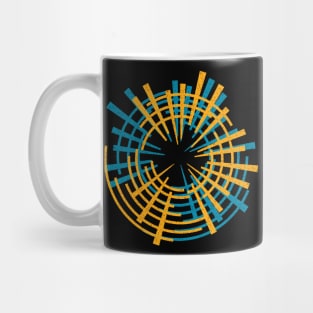 Mech Eye Yellow Blue Mug